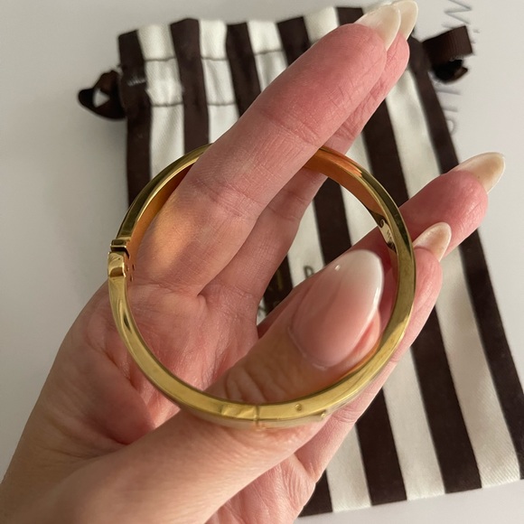 ⭐️Henri Bendel New York caramel & gold bangle bracelet - Picture 3 of 6